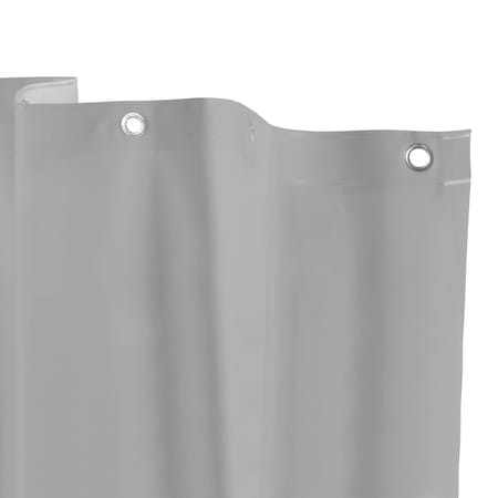Kenney Mfg Microban Protected Medium Weight PEVA Shower Liner, 70in W x 72in H, Gray, 2-Pack MB61159PK2